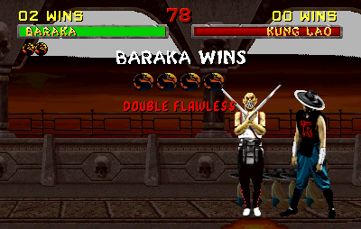 Mortal Kombat 2: Baraka Finishing Moves on Make a GIF