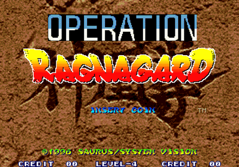 Operation Ragnagard - Historique du nom et de l'émulation de la Neo-Geo Operationragnagard-real